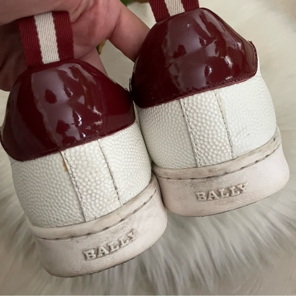 Bally Lips Print Slip On Sneakers Shoes - Picture 11 of 11